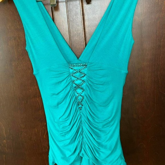 Marciano Beaded Top Size S Small - Picture 1 of 4